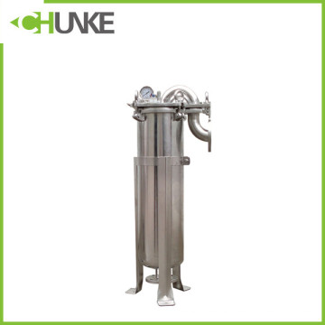 Alojamento de filtro sanitário líquido de aço inoxidável industrial do saco para a venda